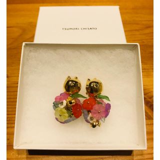 ツモリチサト(TSUMORI CHISATO)の【新品♡未使用】TSUMORI CHISATO ビルバオキャット イヤリング(イヤリング)