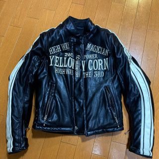 イエローコーン(YeLLOW CORN)のレディース　レザージャケット(ライダースジャケット)