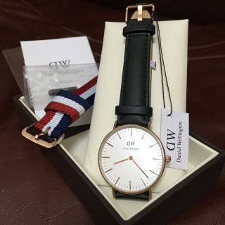 ダニエルウェリントン(Daniel Wellington)の【新品・ベルト付♪】DW 36㎜(腕時計)