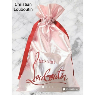 クリスチャンルブタン(Christian Louboutin)のクリスチャン　ルブタン　巾着　ポーチ　バッグ　ピンク(ポーチ)