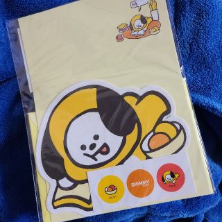 ボウダンショウネンダン(防弾少年団(BTS))の新品 BT21 レターセット CHIMMY BTS ジミン jimin イエロー(アイドルグッズ)