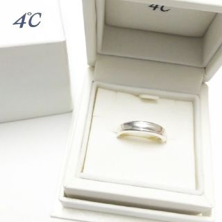 ヨンドシー(4℃)の【お値下げ】4℃ シルバーリング 8号(リング(指輪))