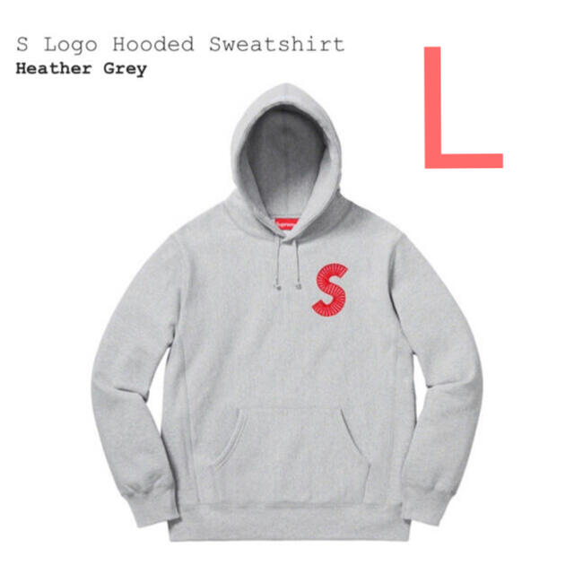 【グレーL】 S Logo Hooded Sweatshirt SUPREMEメンズ