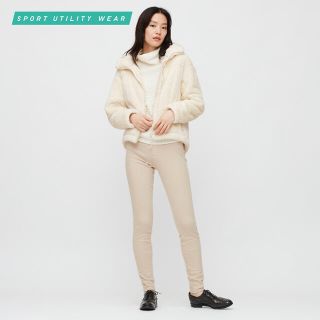 ユニクロ(UNIQLO)の防風ファーリーフリースフルジップパーカー(ブルゾン)