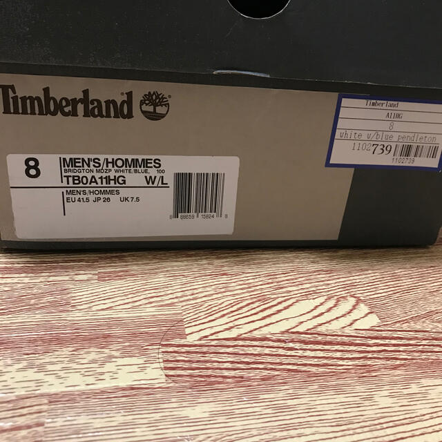 Timberland(ティンバーランド)のティンバーランド　26 ペンドルトン　ホワイト　新品 メンズの靴/シューズ(ブーツ)の商品写真