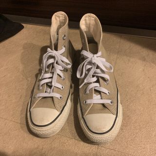 コンバース(CONVERSE)のコンバース　ハイカット　ベージュ(スニーカー)