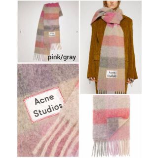 アクネ(ACNE)のAcne Studios 大判　チェック　ストール　新品タグ付(ストール/パシュミナ)