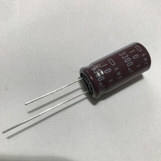 電解コンデンサー105°C KME 10V3300μF ニチコン　ブルーレイレ(その他)