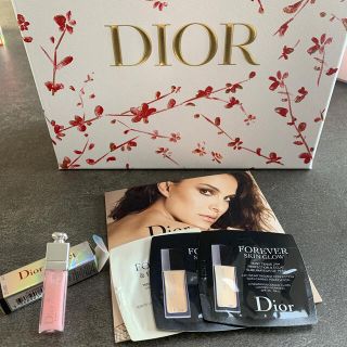 ディオール(Dior)のDIOR ミニリップとファンデーションサンプルセット(リップグロス)