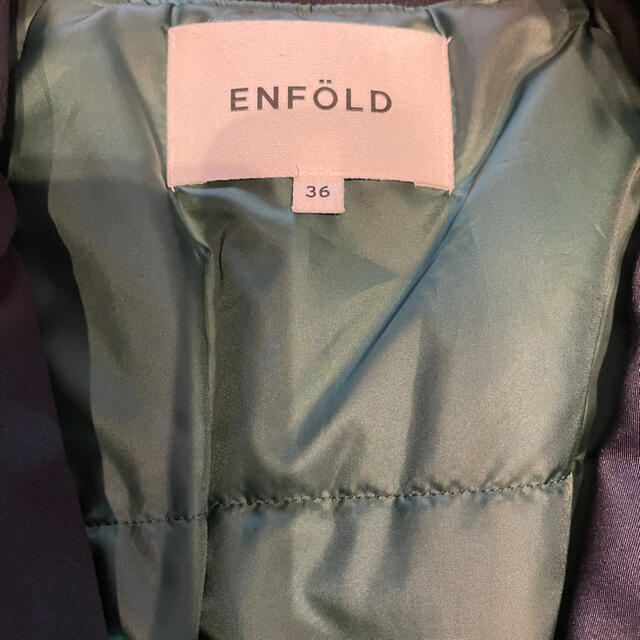 ENFOLD(エンフォルド)のENFOLD エンフォルド ヘビーサテン フレアAラインブルゾン レディースのジャケット/アウター(ブルゾン)の商品写真