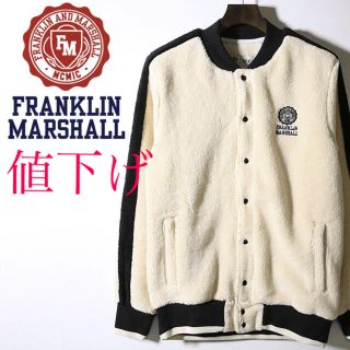 フランクリンアンドマーシャル(FRANKLIN&MARSHALL)のフランクリン＆マーシャル メンズ　フリース  ジャケット　Mサイズ(スタジャン)