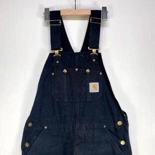 カーハート(carhartt)のUSA製 carhartt 中綿 オーバーオール 34×32(サロペット/オーバーオール)