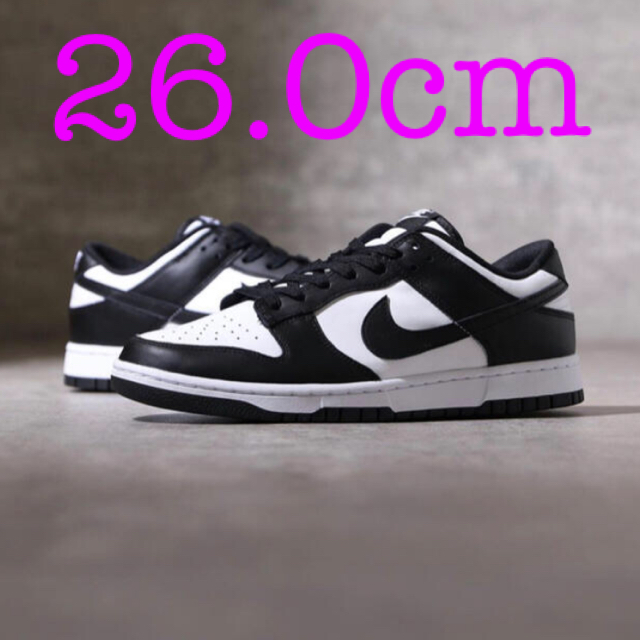 【26.0cm】　NIKE DUNK LOW RETRO BLACK