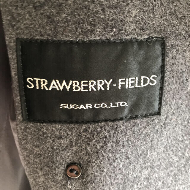 STRAWBERRY-FIELDS(ストロベリーフィールズ)のウール&カシミヤ　ロングコート　ストロベリーフィールド　グレー レディースのジャケット/アウター(ロングコート)の商品写真