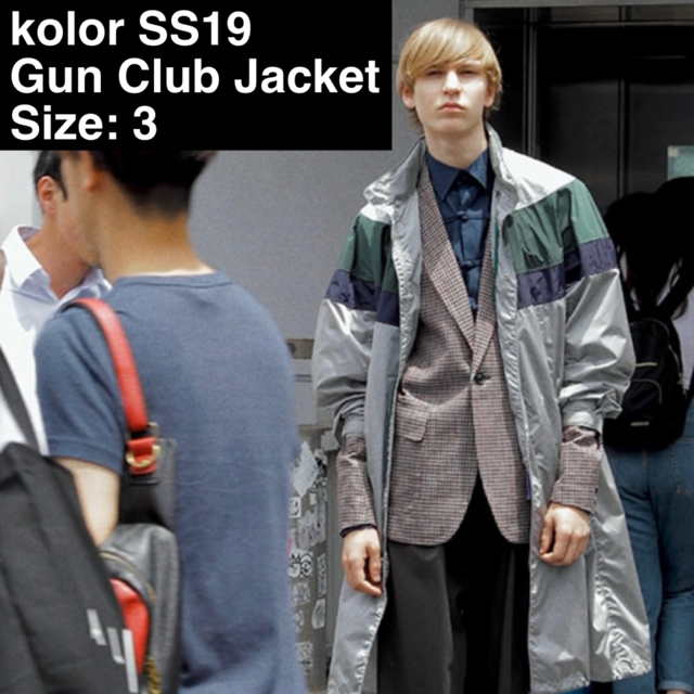 kolor 19ss Gunclub Check Jacket Size 3-