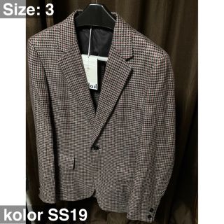 kolor 19ss Gunclub Check Jacket Size 3-