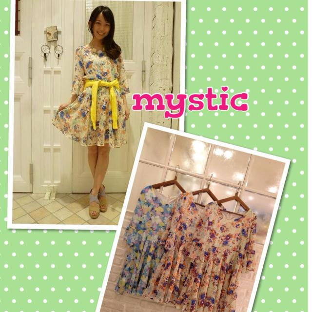 mystic(ミスティック)の値下げ！mystic☆花柄ワンピース レディースのワンピース(ひざ丈ワンピース)の商品写真