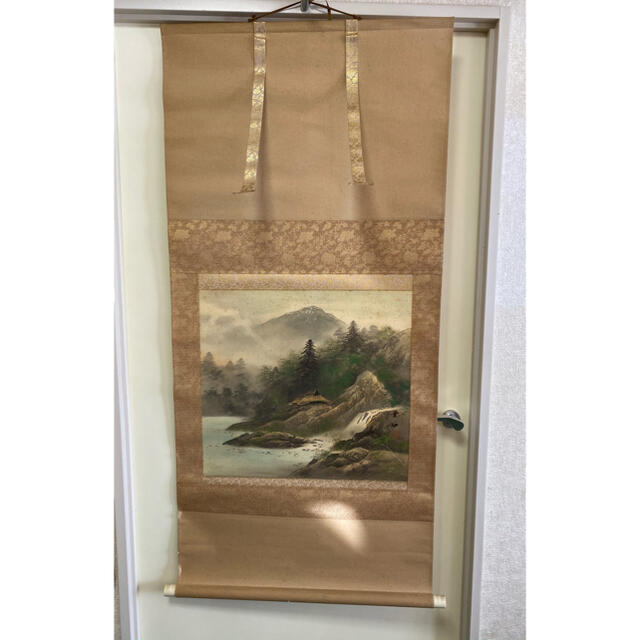 栄石 縁起物 風景画 掛け軸 掛軸 約130cm×約60cm | フリマアプリ ラクマ 栄石 縁起物 風景画 掛け軸 掛軸 約130cm×約60cm | フリマアプリ ラクマ