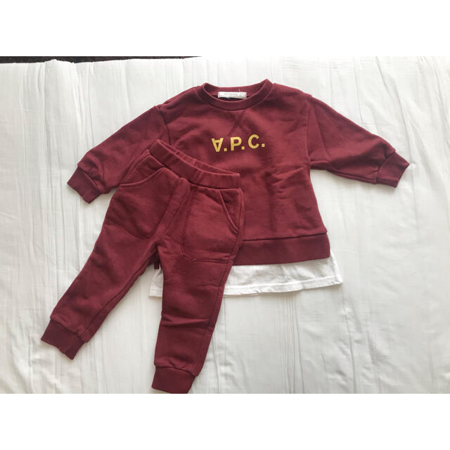 A.P.C(アーペーセー)のpygmy様専用！セットアップ　スウェット　90 キッズ/ベビー/マタニティのキッズ服男の子用(90cm~)(その他)の商品写真