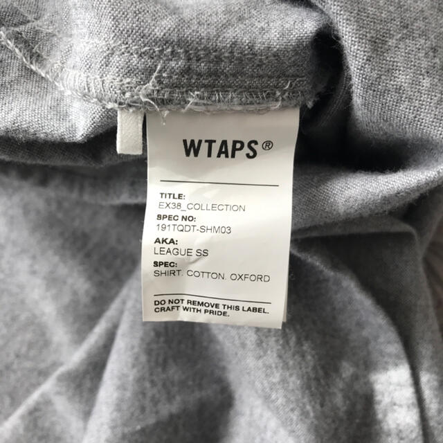 WTAPS LEAGUE SS SHIRTS COTTON OXFORD