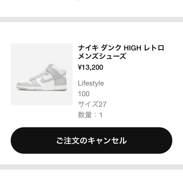 NIKE(ナイキ)の ナイキ ダンク HIGH レトロ メンズシューズ メンズの靴/シューズ(スニーカー)の商品写真