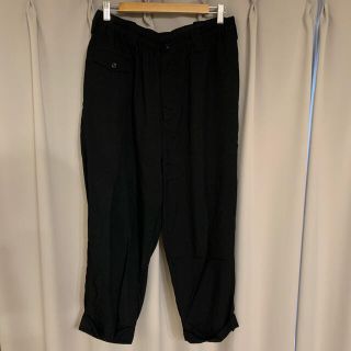 ヨウジヤマモト(Yohji Yamamoto)のヨウジヤマモト 18ss 右前フラップポケット　レーヨンパンツ(スラックス)