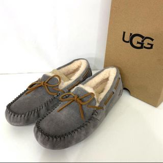 アグ(UGG)のUGG アグ モカシン DAKOTA ダコタ PEW グレー 24cm(スリッポン/モカシン)