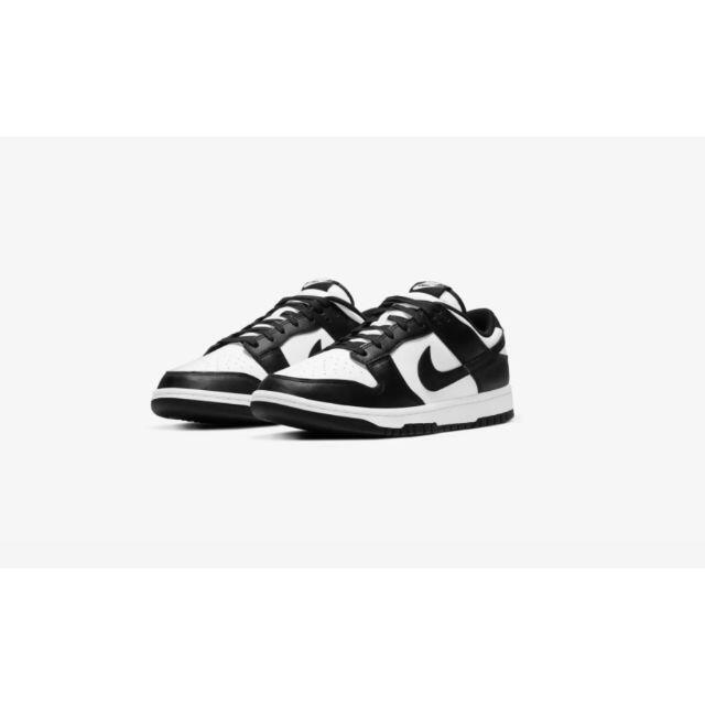 27cm　NIKE DUNK LOW RETRO WHITE BLACKブラック