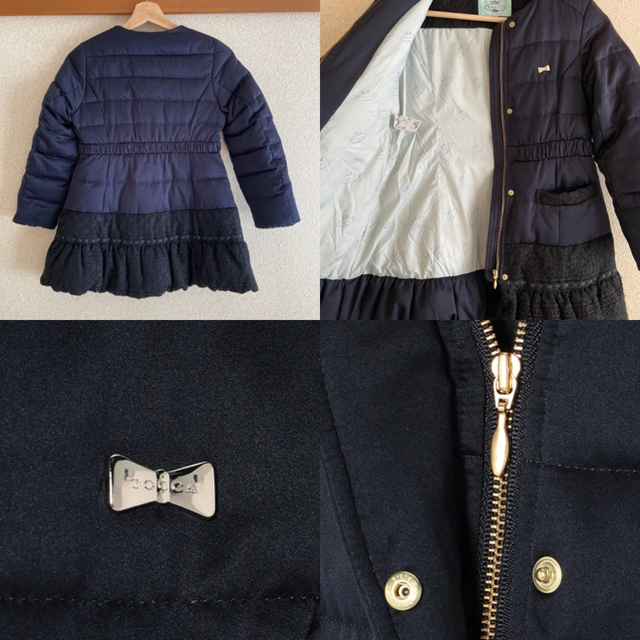 TOCCA(トッカ)のTOCCA Bambini トッカ　ダウン　コート　130 キッズ/ベビー/マタニティのキッズ服女の子用(90cm~)(コート)の商品写真