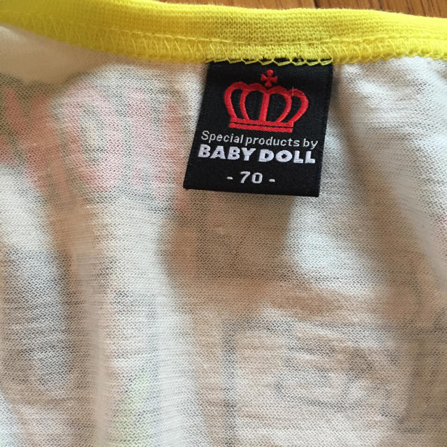 BABYDOLL(ベビードール)のBABYDOLL キッズ/ベビー/マタニティのベビー服(~85cm)(ロンパース)の商品写真