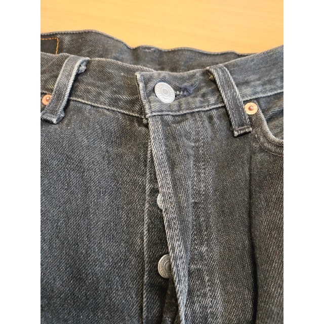 501(ゴーマルイチ)のLEVI’S 501 made in U.S.A ブラックデニム メンズのパンツ(デニム/ジーンズ)の商品写真