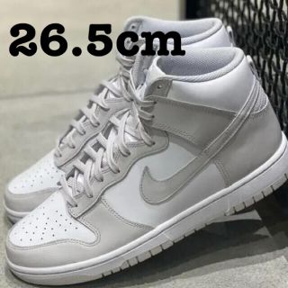 ナイキ(NIKE)のdunk  ナイキ ダンク ハイ レトロ "バストグレー  26.5cm(スニーカー)