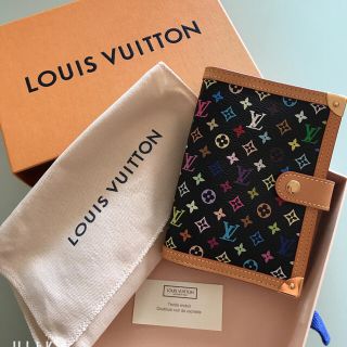 ルイヴィトン(LOUIS VUITTON)の未使用ルイ・ヴィトンアジェンダ 手帳カバーマルチカラーノワールR20895(その他)