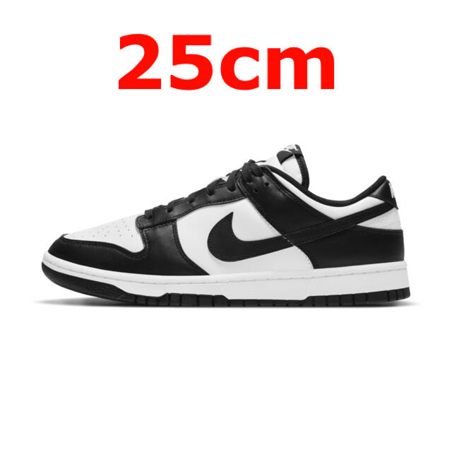 NIKE DUNK LOW RETRO Black White ウィメンズ 25