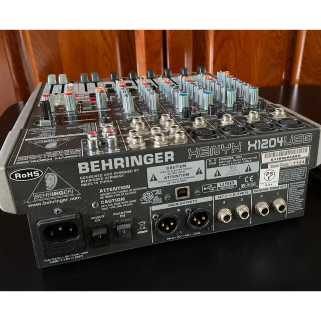 Behringer XENYX X1204USB 楽器のレコーディング/PA機器(ミキサー)の商品写真