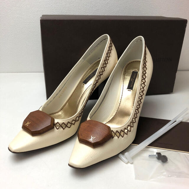 日本セール LOUIS VUITTON☆パンプス☆361/2☆黒 www.breithaupt.com.br