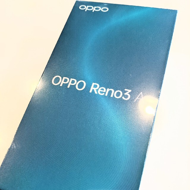 スマートフォン本体OPPO  Reno3 A　ブラック　新品未開封