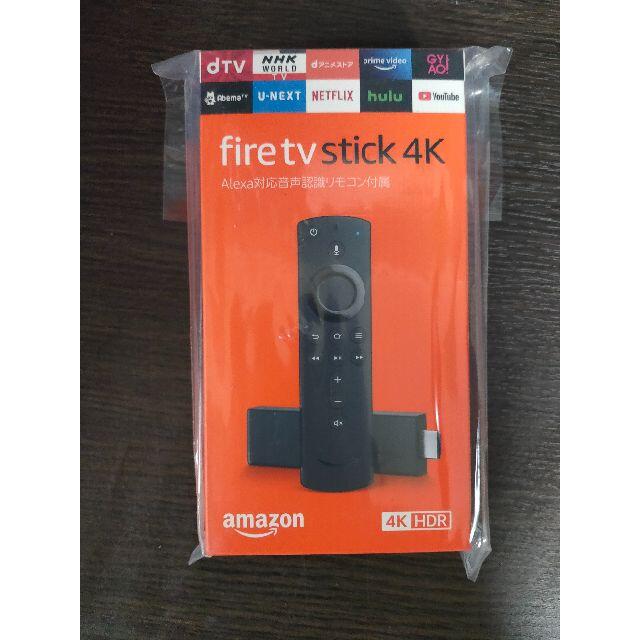 新品Fire TV Stick 4K - Alexa対応音声認識リモコン付属