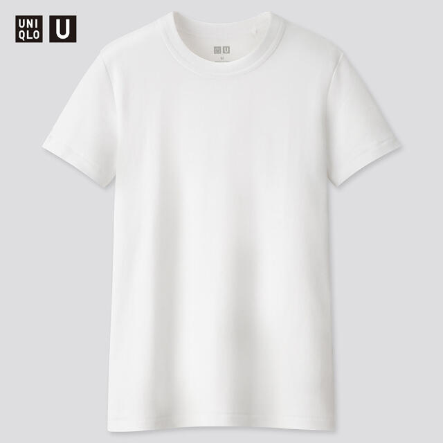 UNIQLO(ユニクロ)のユニクロ　クルーネックTシャツ レディースのトップス(Tシャツ(半袖/袖なし))の商品写真