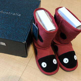 エミュー(EMU)の専用　新品タグ付　EMU  ムートン　ブーツ　てんとう虫　16センチ(ブーツ)