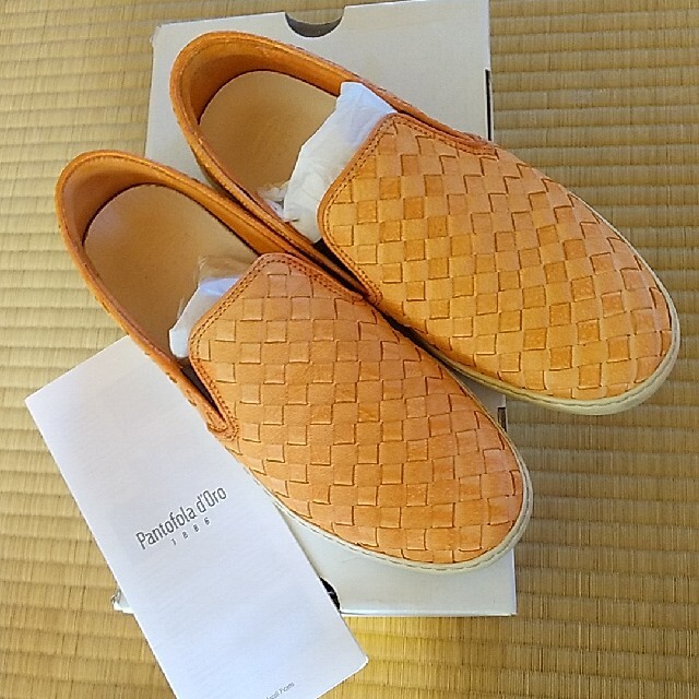 pantofola d'Oro スリッポン オレンジ メンズの靴/シューズ(スニーカー)の商品写真