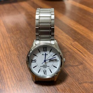 セイコー(SEIKO)のSEIKO ALBA ADFD554 ホワイト(腕時計(アナログ))