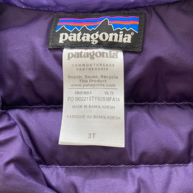 patagonia(パタゴニア)の☆値下げ☆パタゴニア　ダウンジャケット キッズ/ベビー/マタニティのキッズ服男の子用(90cm~)(ジャケット/上着)の商品写真