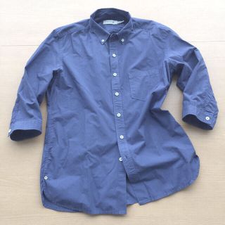 ノンネイティブ(nonnative)のnonnative ノンネイティブ タイプライター七分袖シャツ NAVY 2(シャツ)