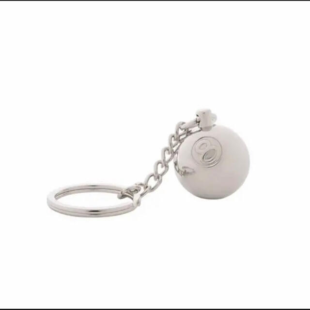 STUSSY / Metal 8 Ball Keychain