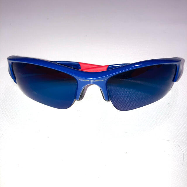 Oakley - オークリー OAKLEY サングラス スポーツ用 赤 青の通販 Oakley - オークリー OAKLEY サングラス スポーツ用 赤 青の通販