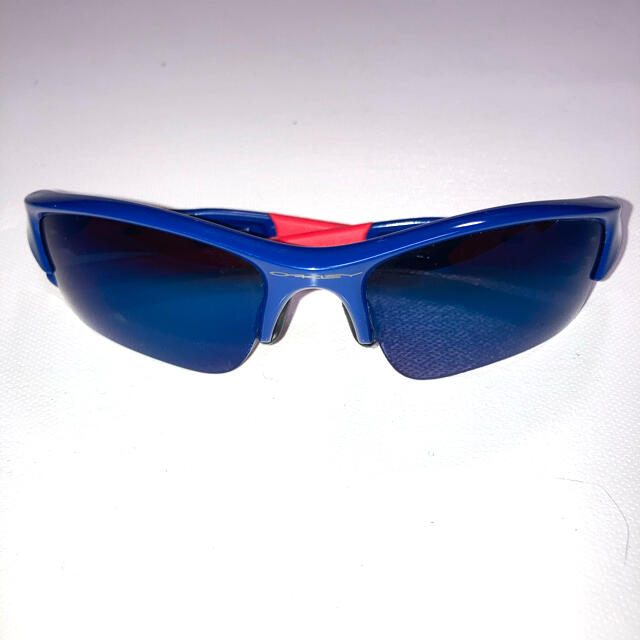 Oakley(オークリー)のオークリー　OAKLEY サングラス　スポーツ用　赤　青 メンズのファッション小物(サングラス/メガネ)の商品写真