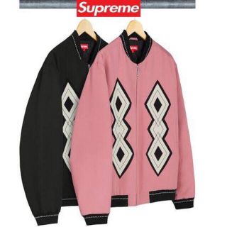 シュプリーム(Supreme)のSUPREME 18AW Diamond Rayon Bomber Jacket(ブルゾン)