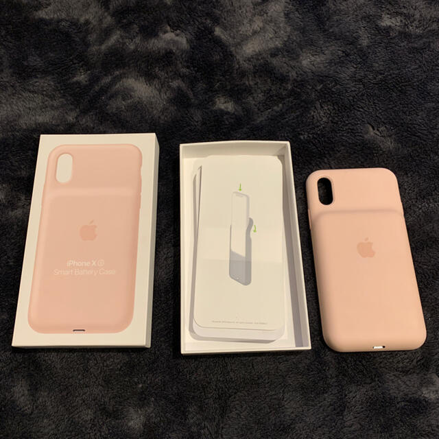 iPhone XS Smart Battery Case - ピンクサンド