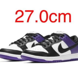 ナイキ(NIKE)のNIKE SB DUNK LOW "COURT PURPLE" (スニーカー)